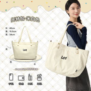 Lee Commuter Tote Bag Large Capacity Outdoor Travel Shoulder Bag Womens Handbag City Simple Style Double Strap Open Top