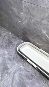 Thau Lau Nhà Gấp Gọn 12L | Xô Lau Nhà Gấp Gọn Có Vòi Xả Bánh Xe | Thau Lau Sàn Cao Cấp