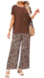 Casual ER Co-Ords Fashion Set Outfit - Fashion Womens Set Summer Outfit ER Clothing Floral Print (ER21SET00)