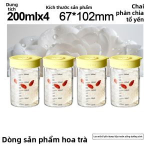 Ankou | Chai Lươn Chứa Yến Kính Borosilicate Chống Nhiệt Cấp Thực Phẩm