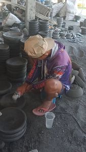 Cobek Batu Besar Ukuran 36Cm