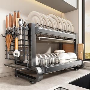 304 Stainless Steel Multi-level Dish Drying Rack