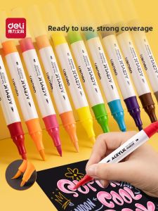 deli | Non-Bleeding Waterproof Dual-Tip Acrylic Markers