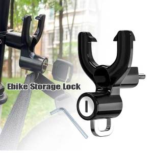 Universal Motorcycle Helmet Lock Metal Anti-Theft Helmet Security Lock Handlebar Helmet Lock