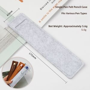 Thickened Felt Pen Case Multifunctional Cosmetic Brush Storage Bag Eco-friendly Steel Pen Bag Artistic Signature Pen Protector