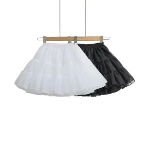 Women Lolita Style Petticoats Crinoline Inner Bustle Cosplay Tutu Puffy Skirt Under Wedding Dresses