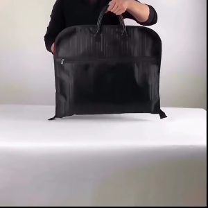 Business Trip Suit Storage Bag Waterproof Foldable Suit Cover Premium Suit Carrier Oxford Garment Cover Clothes Bag