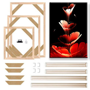 Canvas Frame Wooden Frames 60x90 80x120 70x140 Wooden Photo Oil Painting Canvas Diamond Painting Frames Canvas Wood Wall Frame