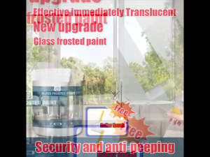 Frosted Glass Paint Window Privacy Easy Care Wipe Clean Frosted Paint Window Paint 玻璃磨砂漆