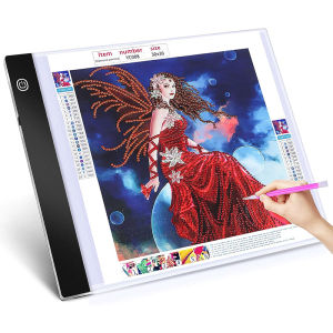 A3/A4/A5 Three Level Dimmable Led Light Pad Drawing Board Pad Tracing Light Box Eye Protection Easier for Diamond Painting