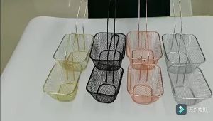 Keranjang Holder Kentang Goreng Mini Bahan Stainless Steel