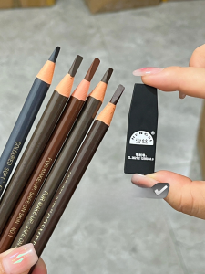HenSil Eyebrow Pencil Liner Natural 3D Sketching Chinese Makeup Artist Professional Eyebrow Shaping Tool Free Sharpener Included