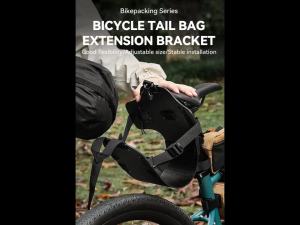 Túi Đựng Đồ Gắn Yên Xe Đạp Có Thể Điều Chỉnh Dành Cho Xe Đạp Đường Trường Xe Đạp Leo Núi & Xe Đạp Du Lịch - Giá Đỡ Ổn Định Bằng Nhựa Đen Của ROCKBROS