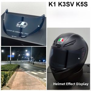 Moto Vision Helmet Lens K1 K1S K3SV K5 K5S Frosted Plated Night Vision Aurora Motorcycle Riding Gear Helmet Lens