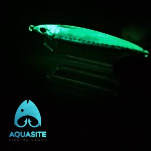 Umpan Jigging Full Gid 40 60 80 100 Gram Model Gomame Killer Putih Biru