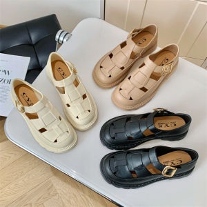 Sandal Selop Wanita Gladiator PVC Kasual Style Fashion Kekinian Thick Soled Nyaman Empuk COD SPT-29