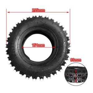 Size 4.10-6 Tire and Inner Tube Fit All Models ATV Go Kart Mini Quad 47cc 49cc Snowplow Tires Snowmobile