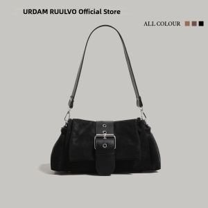 URCDN RDALVO | Versatile Business and Commute Retro Mocha Brown Shoulder Bag