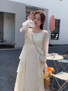 Holliday Dress French Super Fairly White Dress M127