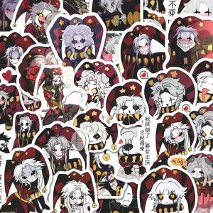 Bandai | 60pcs/set Anime game The Freak Circus stickers Pierrot emojis cartoon stickers Water Cup Computer Skateboard DIY Decals