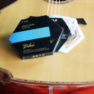 ZiKO S-012 Folk Guitar String: Hexagonal Steel Core & Phosphor Bronze Wire Wound
