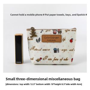 Waterproof Zipper Korean Style Coin Purse Cute Female Student Lipstick Earphone 3D Hard Currency Bag Cartoon Small Bag
