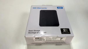 Ready Stock W-D Elements External Hard Drive 1TB Black 3.0 USB 3.0 Compatible with Windows