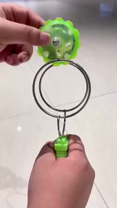 AMZSTEM | Đồ Chơi Con Quay Hồi Chuyển Từ Tính LED Xoay Tròn Phát Sáng Trang Trí Bàn Làm Việc Quà Tặng Cho Mọi Lứa Tuổi