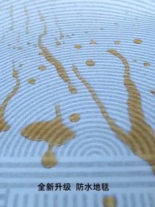 หรูหราห้องนั่งเล่นห้องนอนพรม สไตล์ใหม่โซฟาโต๊ะน้ําชาบ้านล้างทําความสะอาดได้ รูปแบบสี่เหลี่ยมผืนผ้าเครื่องถัก