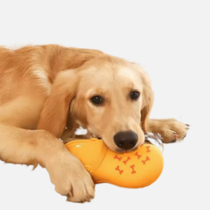 Durable Rubber Slipper Shape Chew Toy for Dogs Teeth Cleaning Training - Indoor Outdoor Play Toy for Small Medium Large Dogs