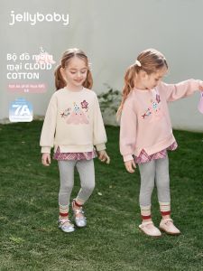 Jelly Baby | Bộ Áo Hoodie Chống Khuẩn Cho Bé Gái 7A