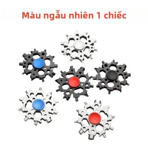 Meade | Đồ Chơi Giải Nén Con Quay Hồi Chuyển 23 Trong 1 Hình Bông Tuyết Cờ Lê Đa Năng Dụng Cụ Bảo Trì Ngoài Trời Di Động Bằng Kim Loại Dành Cho Lứa Tuổi Từ 14 Trở Lên