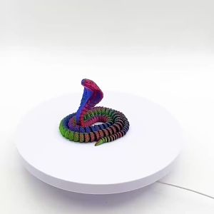 25cm 3D Printed Snake 3D Printed Figure Desk Accessories Toy for Kid 3D Printed Dragon Room Desktop Ornament Office Accessories