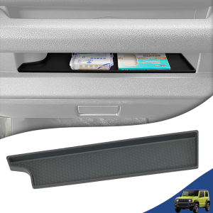 RHD Car Passenger Handle Storage Box Tray Pad Copilot Side Silicone Storage Mat for Suzuki Jimny 2024 2025 Interior Accessories