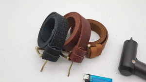 Thắt lưng nam da bò thô DHM-524 | Đầu khoá hợp kim mạ đồng nam tính | Bảo hành 12 tháng