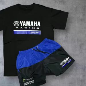 Yamaha | Bộ Đồ Đua Xe Địa Hình Yamaha 2026 Dành Cho Nam Thiết Kế Rộng Rãi Nhanh Khô Thoáng Khí Gồm Áo Phông Và Quần Short Trang Bị Dành Cho Xe Máy