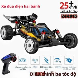 Xe Điều Khiển Từ Xa WLtoys 244016 Tỷ Lệ 1/24 Tốc Độ Cao 2 Bánh Dẫn Động Drift Đua Xe Địa Hình 25KM/H Quà Tặng Giáng Sinh Kèm Pin Lithium
