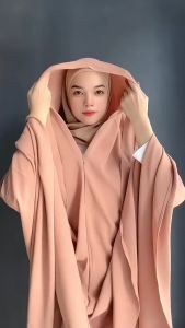 Qyara Store Fashion Mukena Dewasa French 3 in 1 Traveling Mukena Lebaran Bahan Crinkle Airflow Terbaru