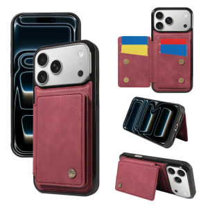 PU Leather Wallet Phone Case for IPhone 14 13 12 11 Pro Max Plus Pro With Card Slots&Stand Multifunctional Magnetic Buckle Cover