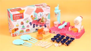Đồ chơi DIY đất nặn máy bay làm mì/kem cho bé phát triển sự sáng tạo-Chất liệu tự nhự nhiên không dính tay An toàn cho trẻ nhỏ.