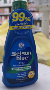 Selsun Blue Extra Moisturizing Shampoo 120ml (Exp 04/2029)