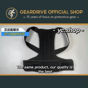 GEARDRIVE Posture Corrector With Adjustable Back Support For Men And Women Comfortable Breathable Brace Provide Pain Relief Neck Shoulders