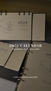 ✦NEW!!!✦ 2026 Calendar with A5 Binder Monthly Weekly Illustration Minimalist 2026年月计划+周计划日历活页本