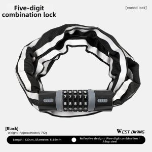 West Biking | Theft-Proof Combination Chain Lock