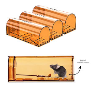 Reusable Mice Rodent Catcher Rat Trap No Kill Animal Pet Control Cage Humane Mouse Trap Catch and Release for Indoor/Outdoor