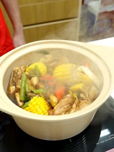 Chefology Terrachef Nano-ceramic Glaze Coating Casserole Pot with Lid 2.5/4.5L Suitable All Stove Kitchen Cookware