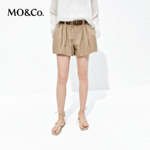 MO&Co. | Summer Low Waist Loose Culottes Cotton Shorts
