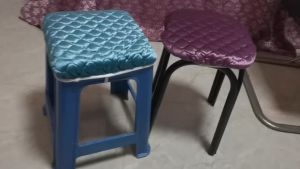 Stretch Slipcover Removable Dust Cover Stretch Stool Chair Cushion Cover