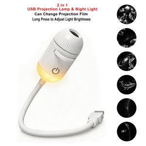 Donirt | USB Car Atmosphere Projector Light Car Interior Ambient Light LED Starry Star Light Party Decor Romantic Saturn Galaxy Light