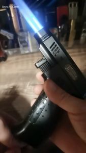 Large Capacity Airbrush Gas Lighter Windproof BBQ Kitchen Cooking Jet Torch Turbo Lighter Jewelry Metal Welding Gift Lighter
